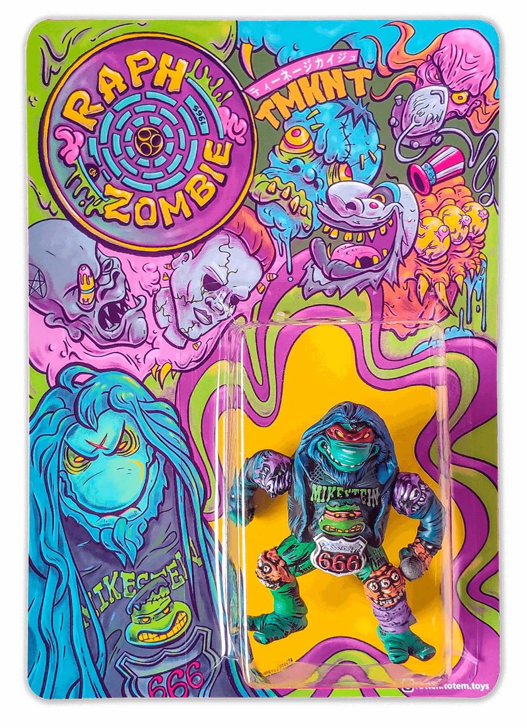 Illustration card art toy packaging RZ — GaboZeta freelance